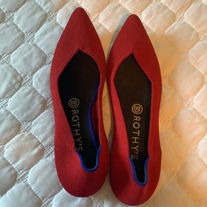 Red Rothy shoes